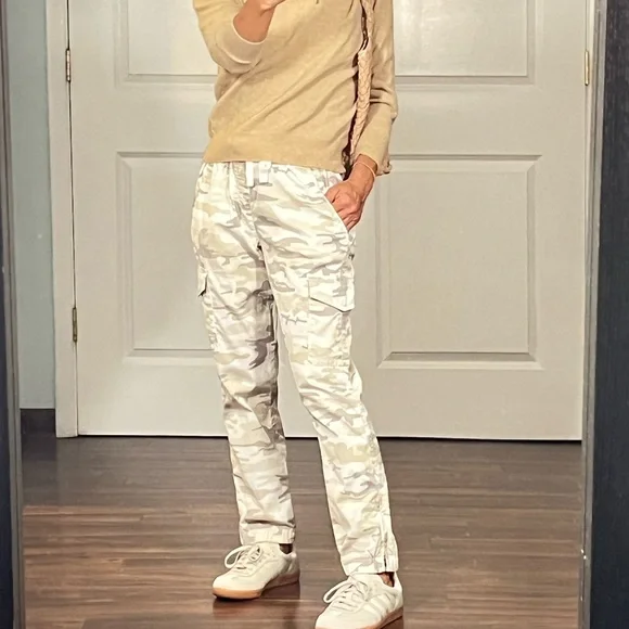 Sanctuary neutral camouflage print cargo joggers size XS - Picture 1 of 11